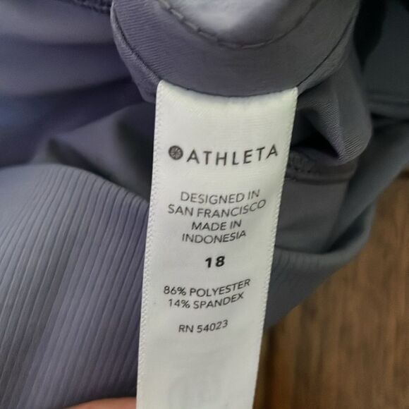 Athleta Nolita Wide Leg Purple  Workout Pants Sz 18 - Picture 9 of 9